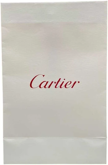 Set, Cartier, Cartier, Shopping, GWP Cardboard Bag, Baltas, 10 pcs