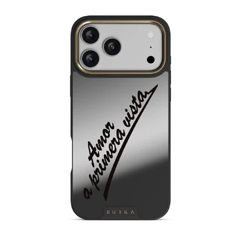 Amor - iPhone 17 Pro Max Case, Elite Mirror Dark (MagSafe) / Gold
