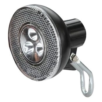 Priekinis žibintas MTB 3 LED (juodas)