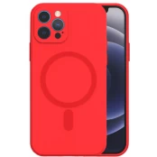 Mocco MagSilicone Soft Back Case Silicone Case for Apple iPhone 14 Pro Red kaina