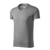 Slim Fit Marškinėliai su V formos iškirpte vyrams kaina