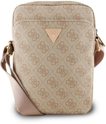Dėklas Guess PU 4G Triangle Logo Bag 8" Rožinė