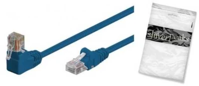 shiverpeaks Patchkabel S/FTP Cat.6 PIMF Winkel blau 0,25m