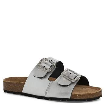 MARCO TOZZI Šlepetės moterims, Sidabrinė, Slippers