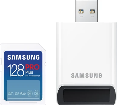 Tab Samsung PRO Plus SDXC 128 GB U3 V30 (MB-SD128SB/WW)