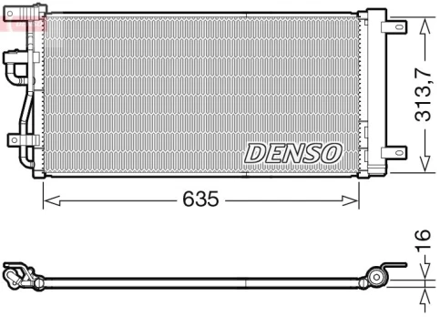 Kondensatorius, oro kondicionierius DENSO DCN15007