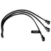 Kabelis Alphacool Y-Splitter, juoda kaina
