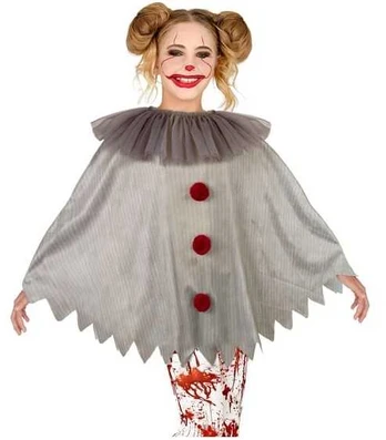 Widmann Horror Clown poncho, barn