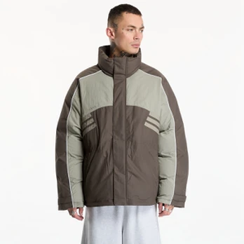 puchowa adidas Oversized Cutline Jacket Branch - Dydis M (KS4174 Striukės)