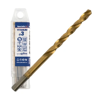 Metalinis grąžtas Specialist+ Titan, 3 mm, 10 vnt