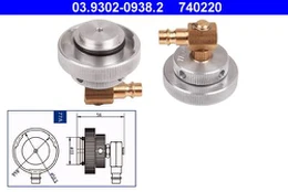 Plug - adapter stabdžių skystis ATE 03.9302-0938.2