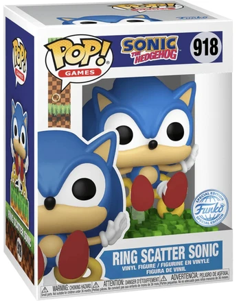 Funko POP! Sonic Ring Scatter Sonic exclusive