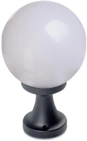 Pastatomas lauko šviestuvas SFERA 200, E27, baltas, IP44