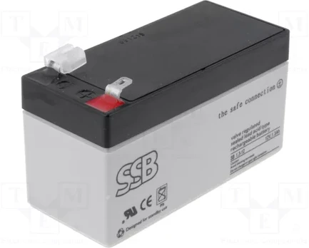 Akumuliatorius (AGM) SSB SB (1.3Ah, 12V, F1, VRLA)