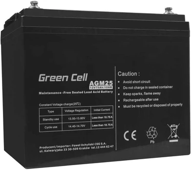 Green Cell Akumuliatorius agm 12v 75ah