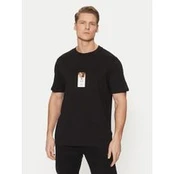 HUGO Marškinėliai 50530683 Juoda Regular Fit