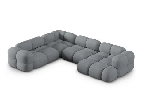 Panoramic Left Corner Sofa, "Loretto", 5 Seats, 345x250x68 Made in Europe