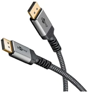 Goobay Plus DisplayPort-Kabelis (8K@60Hz), 5.0 m kaina
