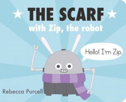 Scarf, with Zip the Robot