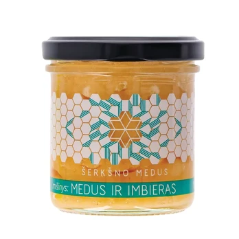 Medus su imbieru ŠERKŠNO, 200 g