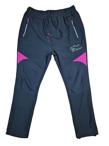 Kelnės softshell moterims, juodos