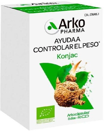 Arkopharma Arkocaps Glucomannan 80 Capsules