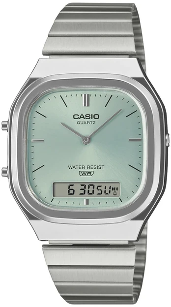 Laikrodis Casio Collection Vintage CASIO VINTAGE modelis EDGY ROUNDED SQUARE - Mėlynas