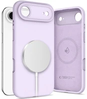 Purpurinis dėklas Apple iPhone 17 Air telefonui "Tech-Protect Silicone Magsafe"