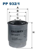 FILTRON PP 932/1 Kuro filtras