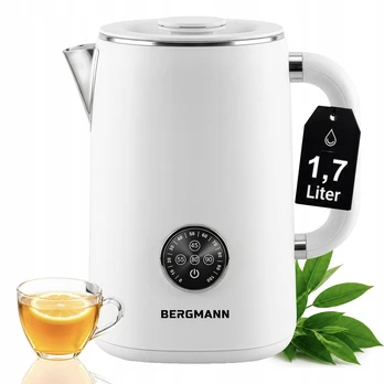 Elektrinis virdulys Bergmann su temperatūros reguliavimu, 1,7 l, 1800 W