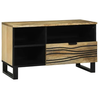 Žiniasklaidos saugojimo spintelė Ruda 80 x 33.5 x 46 cm