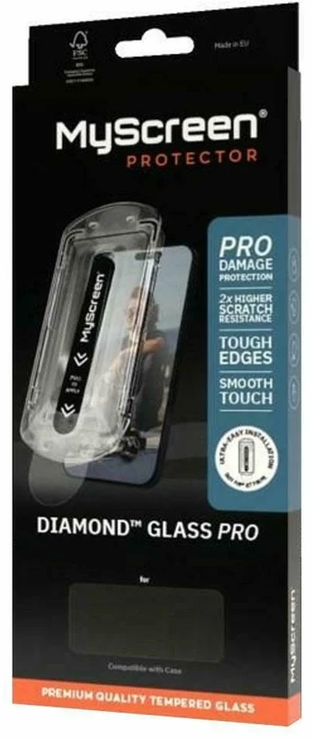 MyScreen Diamond Glass Pro Fit Frame do Apple iPhone 17 Pro Max