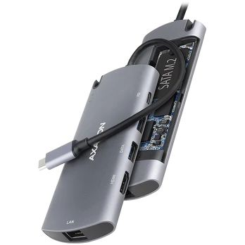 USB šakotuvas Axagon HMC-6M2