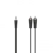 Cable Hama 3.5 mm jack plug - 2 RCA plugs, 1,5m kaina