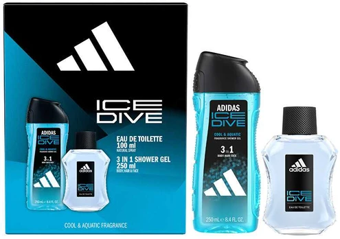 Adidas Ice Dive - EDT 100 ml + sprchový gel 250 ml