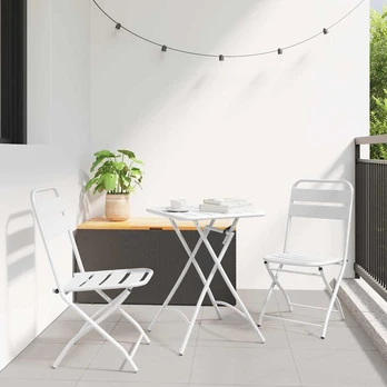 Bistro komplektas 3 pcs Balta Plienas