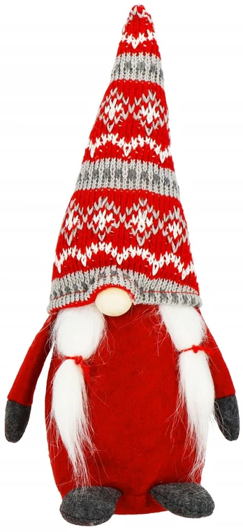 Kalėdinis nykštukas Springos CA1255, 15 cm, raudona