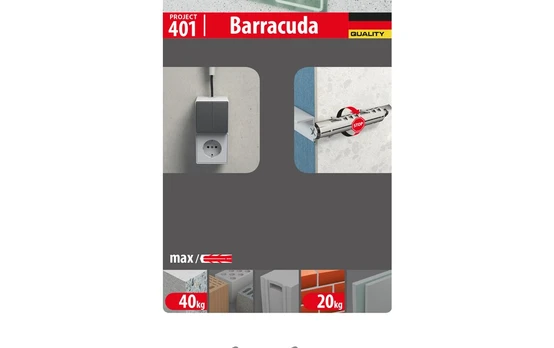Kaištis TOX, Barracuda 5/25, 36 vnt.