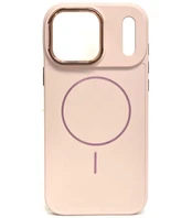 Rožinis dėklas Apple iPhone 17 Pro Max telefonui "Frame Mag Cover"