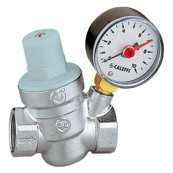 Caleffi Vandens slėgio reguliatorius 3 / 4 "16Baras su manometru (533251)