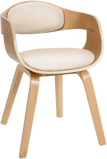Kėdė 'Kingston Leatherette natura/cream