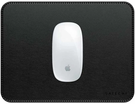 SATECHI Vegan-Leather Premium Mouse Pad (Black) | ST-LMPK