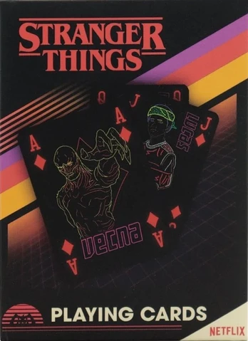 Stranger Things Playing Cards kortos