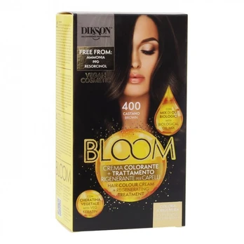 DIKSON BLOOM plaukų dažai 400 light brown
