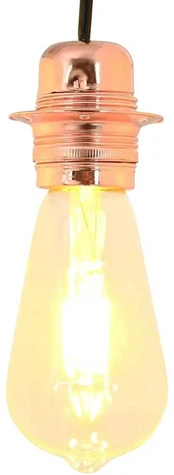 lempų laikikliai 2 vnt Rose Gold E27