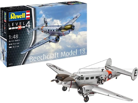 Konstruktorius Revell Beechcraft Model 18 03811, plastikas
