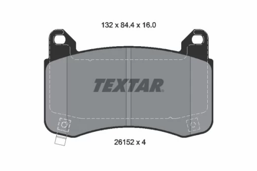 TEXTAR 2615201 Brake pad set