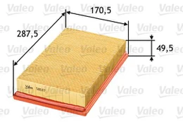 Oro filtras VALEO 585117 kaina