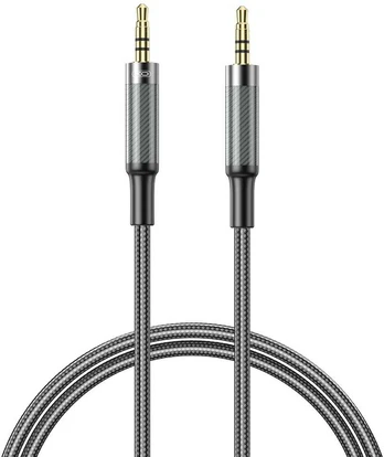 XO cable audio NB-R279C jack 3,5mm - jack 3,5mm 1,0m juodas