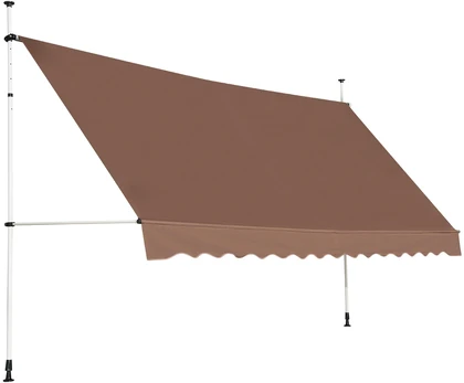 Promotion 400cm Spaustuvinė Markizė Ruda